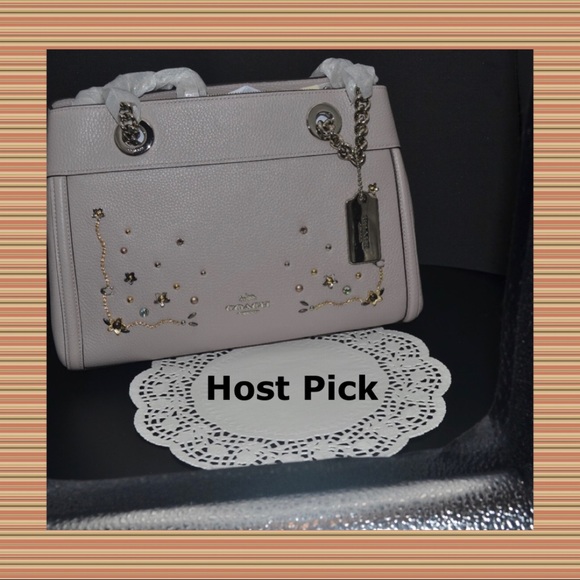 Coach Handbags - COACH BROOKE CHAIN CARRYALL WITH CRYSTAL RIVETS